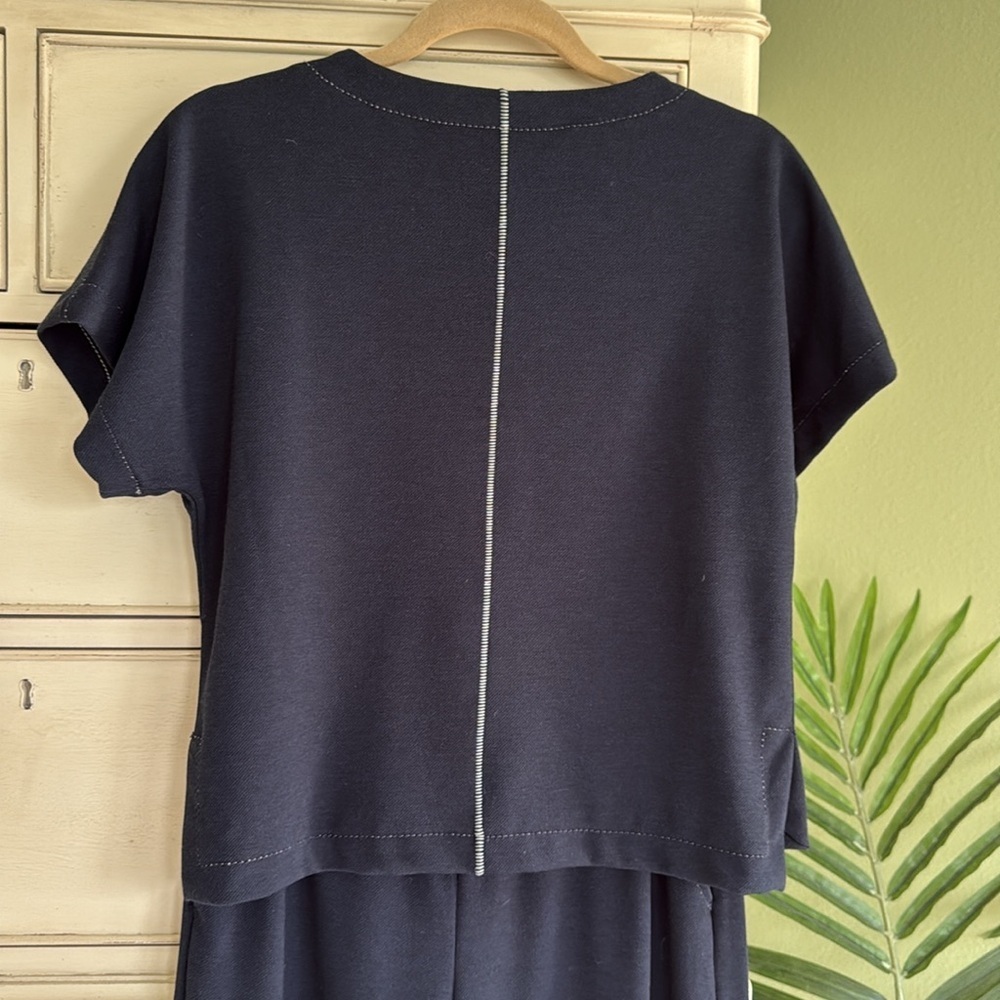Max Studio Navy Women's Jumpsuit size XS - Picture 5 of 7